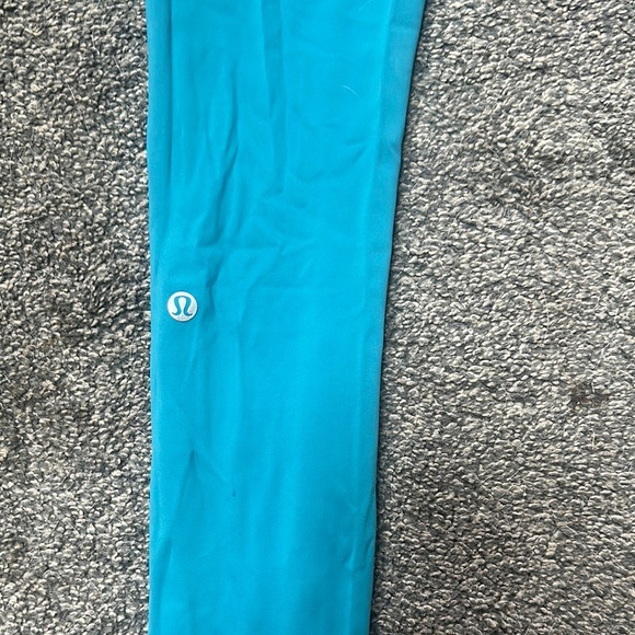 Lululemon teal leggings - Picture 2 of 4